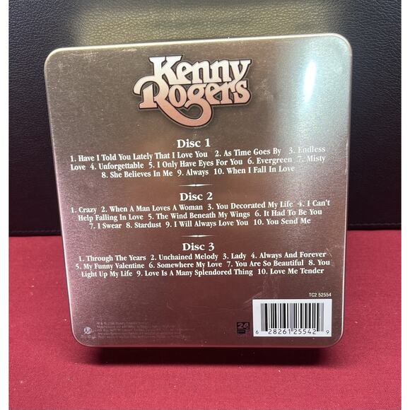 Kenny Rogers 3 CD Tin Case 2006 Country Music With Booklet - Picture 2 of 5